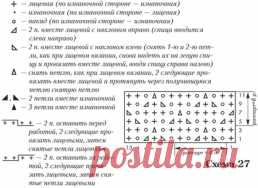 Вязаный спицами пуловер с коротким рукавом :: Летние вещи :: Женская одежда :: Вязание спицами/Knitted summer clothes for women :: RukoDelie.by