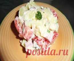 Салат с ветчиной и сыром / Мясные салаты / TVCook: пошаговые рецепты c фото