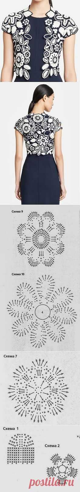Ирландское кружево. Жилет .