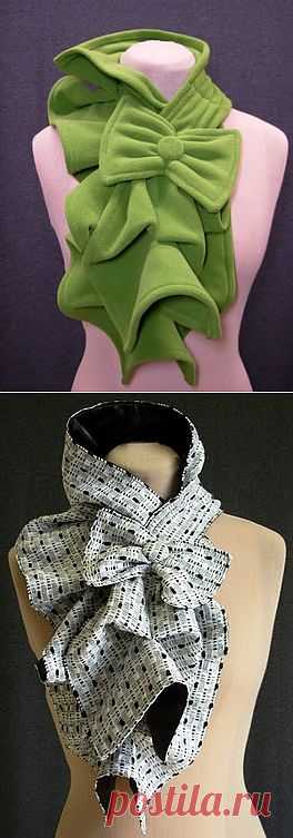 Оригинальный шарф-накидка