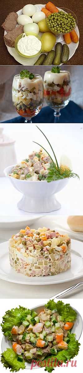 Как быстро сделать салат Оливье - классический рецепт (фото, видео) -