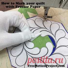 The Free Motion Quilting Project: Quilting Basics 4: How to Mark Your Quilt Three Ways