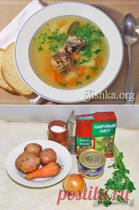 Рыбный суп из консервов - пошаговый рецепт с фото
