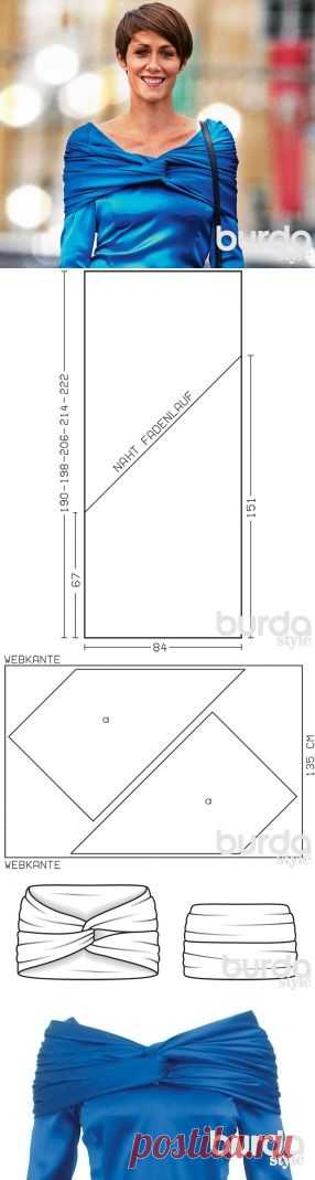 Как сшить шарф-снуд loop / Мастер-классы / Burdastyle