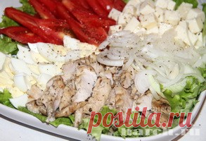 Салат сборный «Семейный ужин» | Фоторецепт с подробным описанием от Харч.ру