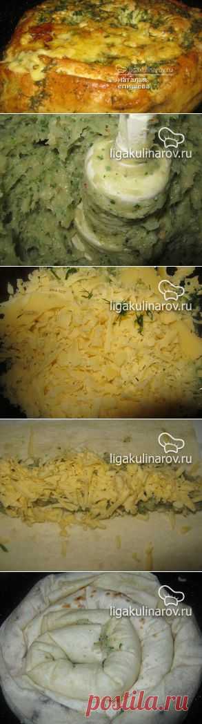 Пирог из лаваша с курицей и сыром – рецепт с фото от Лиги Кулинаров, пошаговый рецепт