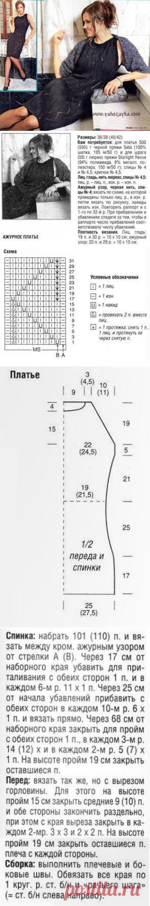 Вечернее платье спицами описание. Вязаные платья спицами схемы бесплатно | Я Хозяйка
