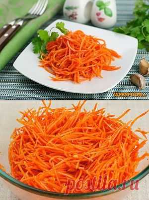 А вот и морковь по-корейски! Изначально рецепт был не такой как сейчас, но даже изменив оригинальный рецепт салат остался очень вкусный!
