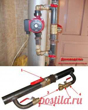 Как установить насос в систему отопления - Домоводство