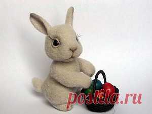 Валяем пасхального кролика - Ярмарка Мастеров - ручная работа, handmade