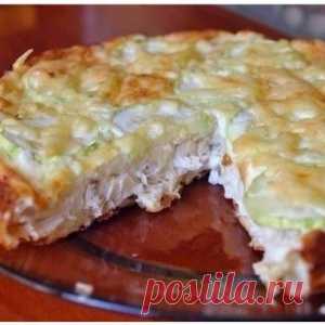 Лёгкий куриный пирог