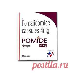 Pomalidomide 4mg используется для лечения некоторых видов рака (таких как множественная миелома, саркома Капоши). Он работает, замедляя или останавливая рост раковых клеток.