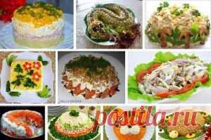 10 Рецептов потрясающих мясных салатов!)