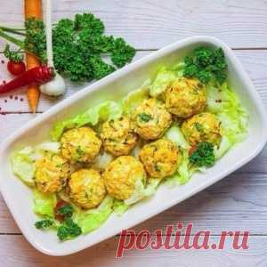 Диетический ужин: куриные шарики с овощами - МирТесен