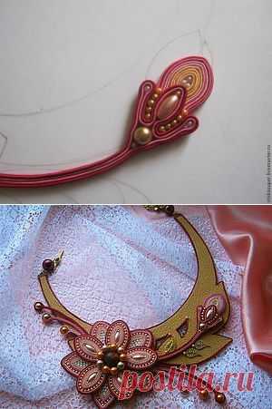 Изготовление сутажного колье "Эвридика". Часть 2 - Ярмарка Мастеров - ручная работа, handmade