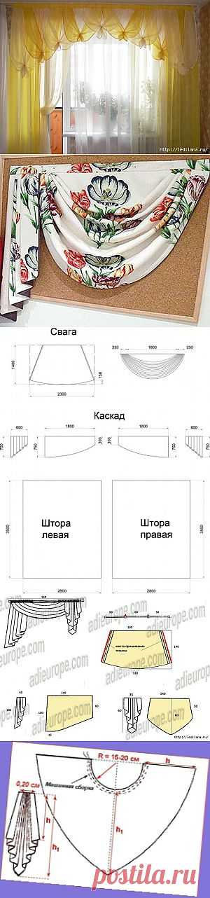 Как сшить ламбрекен своими руками.