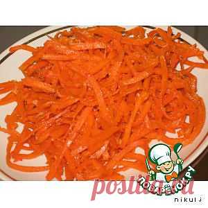 Морковь по-корейски и заготовка на зиму к ней - кулинарный рецепт