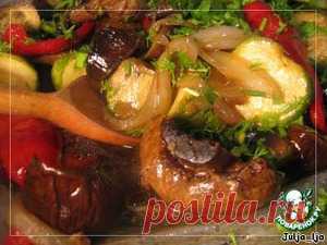 Запечeнные овощи во вкуснейшем маринаде - кулинарный рецепт