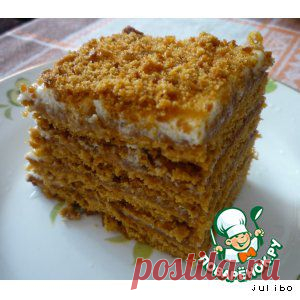 Торт медовый "Ангарский" - кулинарный рецепт