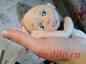 Создание личика текстильной куклы - Ярмарка Мастеров - ручная работа, handmade