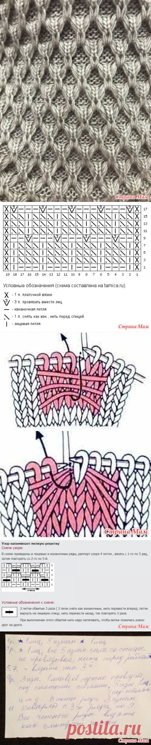 Помогите найти схему узора - Страна Мам