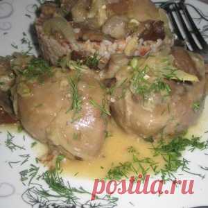 Почки по-бургундски (Lamb Kidneys Bourguignonne)