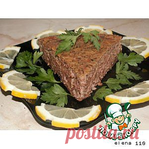 Пудинг из куриных сердечек "Охотница Диана" - кулинарный рецепт