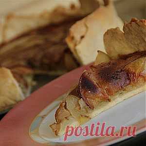 Грушевый пирог с медово-лимонной пряной заливкой рецепт – выпечка и десерты