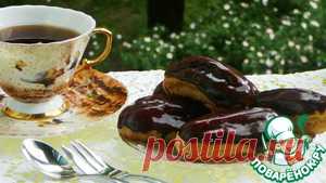 Зеркальная шоколадная глазурь для эклеров и тортов - кулинарный рецепт