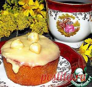 Кексы с конфетами "Коровка" - кулинарный рецепт