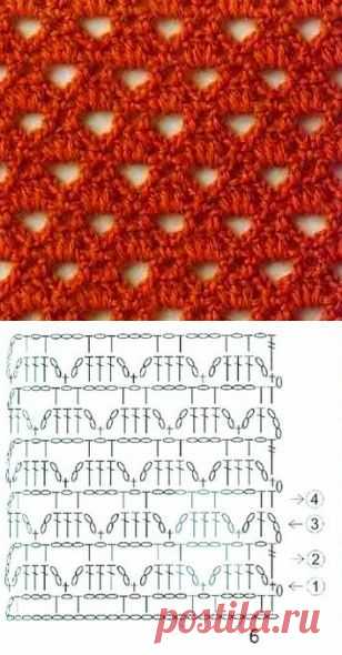 Openwork Crochet Stitch - Knitting Bee