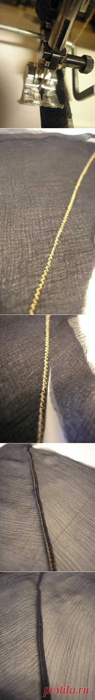 Как шить тонкие, прозрачные ткани (Хитрости) (Шитье и крой) | Журнал Вдохновение Рукодельницы