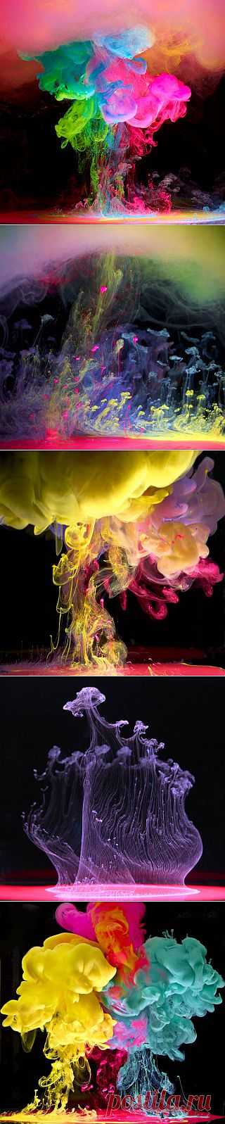Вода и краски. Mark Mawson