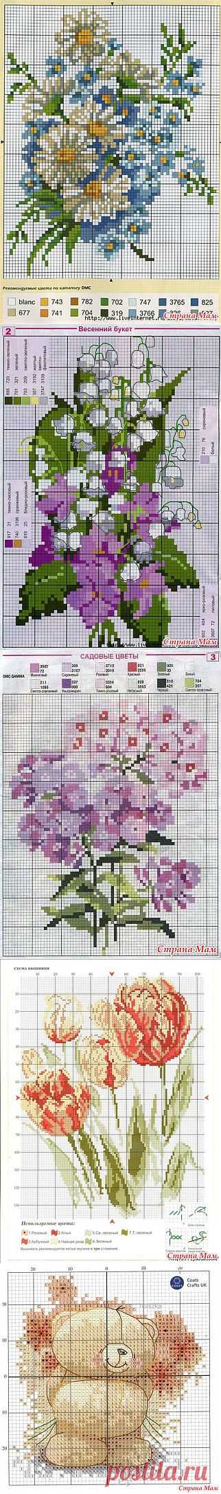 Букетики: Дневник группы "Вышивка и все о ней" - Страна Мам