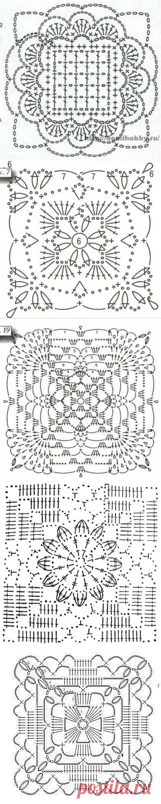 Мотивы крючком (Уроки и МК по ВЯЗАНИЮ) | Журнал Вдохновение Рукодельницы