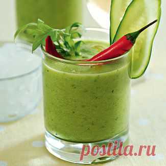 Зеленый гаспачо, суп. Пошаговый рецепт с фото на Gastronom.ru