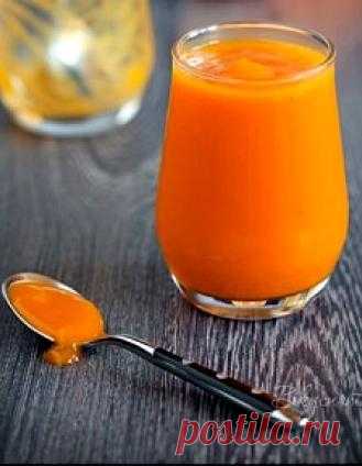 Тыквенно-апельсиновый кисель (с маракуйей)