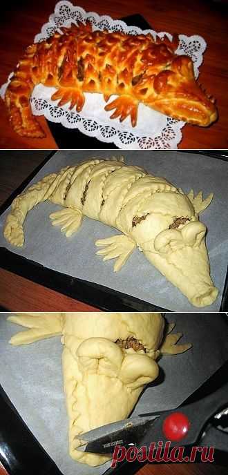 Мясной пирог "Крокодил" | БУДЕТ ВКУСНО!