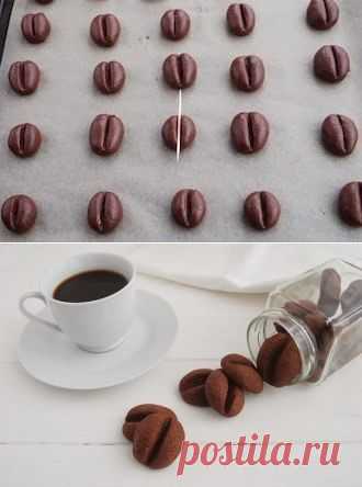 Как приготовить печенье кофейные зерна. - рецепт, ингридиенты и фотографии
