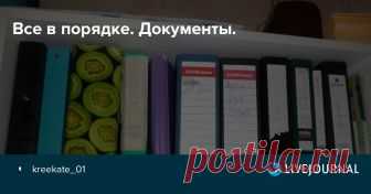 Все в порядке. Документы. Дорогие друзья, сегодня я вам поведаю о своей системе хранения документов. Налейте себе, что вы любите, усаживайтесь поудобнее, и проходите под кат, прошу! 1. В общем виде документы хранятся так - на одной из полок рабочего уголка, по папкам. Подумываю над тем, что нужно для папок с важными…