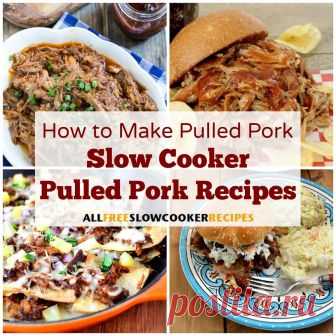 How to Make Pulled Pork: 13 Slow Cooker Pulled Pork Recipes + Bonus Recipes Learn how to make pulled pork perfectly with our guide, <em>How to Make Pulled Pork: 13 Slow Cooker Pulled Pork Recipes</em>. This collection includes a pulled pork recipe for every taste and preference. <br /> <br /> <a href="http://www.allfreeslowcookerrecipes.com/tag/Pulled-Pork-Recipe" target="_blank">Pulled pork slow cooker recipes</a> ar...