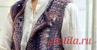 Crochet vest