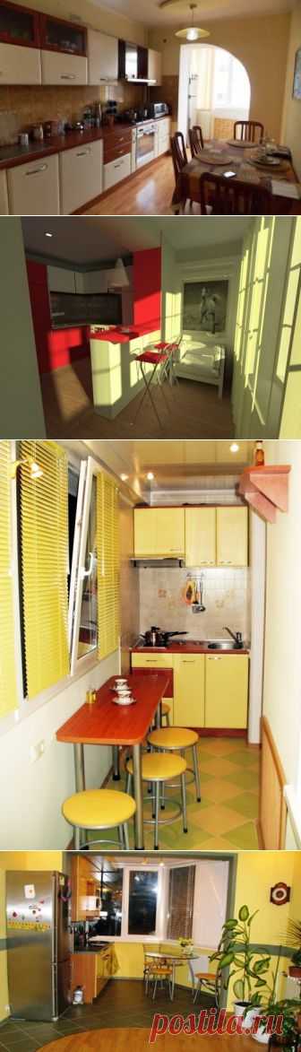 Дизайн кухни, совмещенной с балконом: расширяем пространство грамотно, красиво и функционально | Школа Ремонта