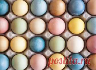 Натуральные красители для яиц к Пасхе