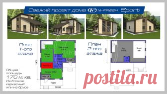 M-fresh Sport (Проект 1-этажного дома с мансардой! Посмотрите! ) - Проекты домов во Владивостоке