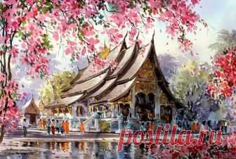 Таиланд в акварельных картинах Thanakorn Chaijinda Таиланд в акварельных картинах Thanakorn Chaijinda
Тайский художник пишет акварели, посвящая их родине.

Танакорн Чаиджинда (Thanakorn Chaijinda) живет в Бангкоке, где рисует прекрасные акварели, на к…