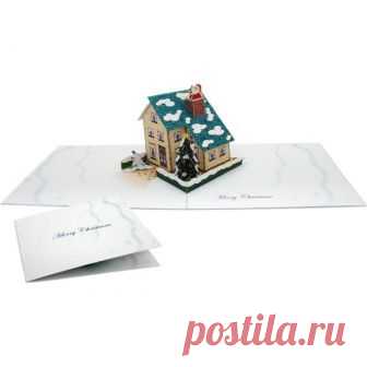 Pop-up Card (Christmas house) - Christmas - Pop-up Cards - Card - Canon Creative Park