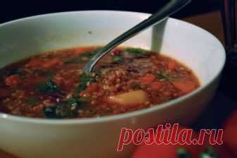 Постный суп из гречки / Овощные супы / TVCook: пошаговые рецепты с фото