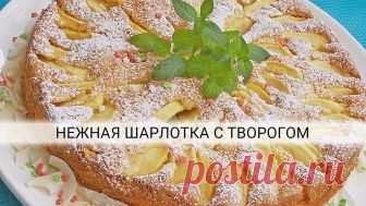 Вкуснейшая творожная шарлотка. Лучший рецепт этого года!