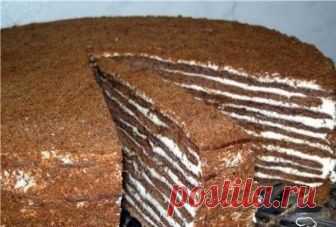 Торт «Нутелла» с двумя видами кремов